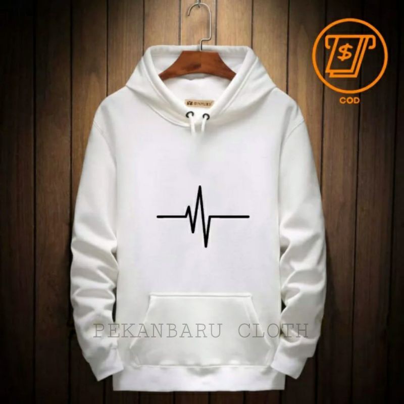 Jaket Hoodie Motif detak!Pria/Wanita/Remaja/dewasa! Style CENTRAL PKU