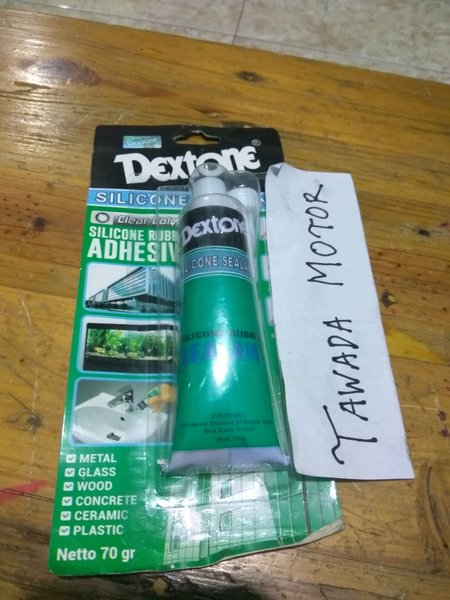 LEM DEXTONE SILICON SEALANT UNTUK LEM KACA SILICON RUBBER WARNA Bening 70gr