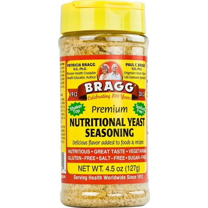 

TERLARIS BRAGG, PREMIUM NUTRITIONAL YEAST SEASONING, 4.5 OZ (127 G) !!!!