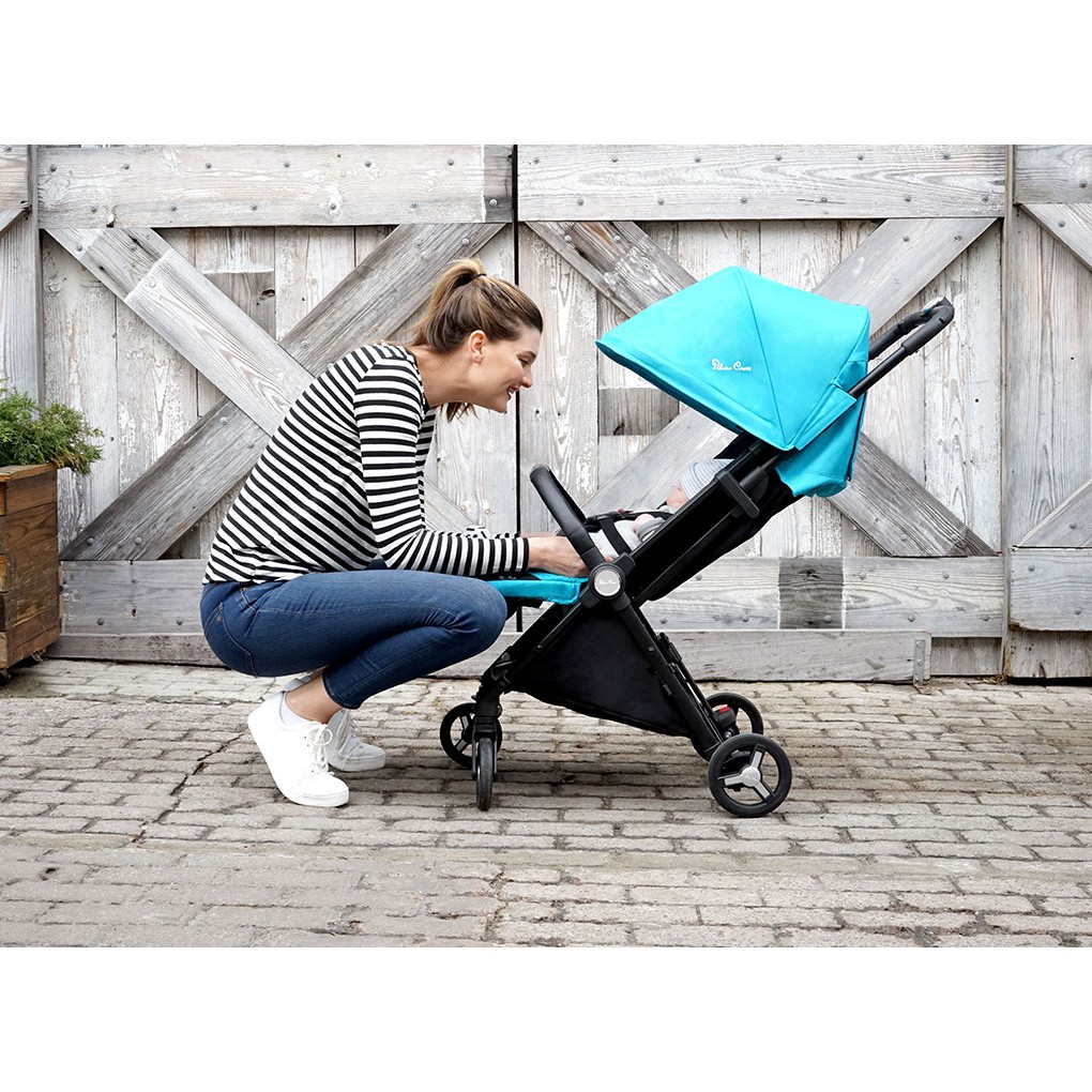 Silver Cross Jet Cabin Stroller in Spearmint Bluebird - Kereta Dorong Traveling Anak Bayi Newborn