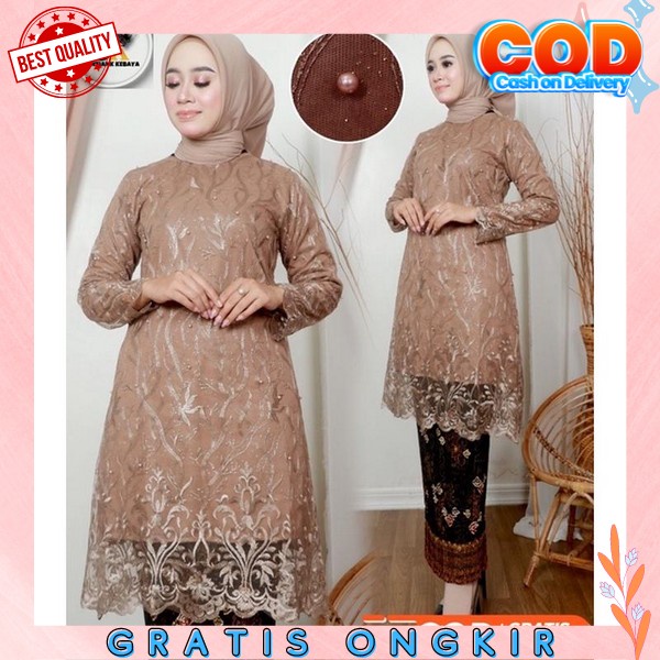 Stln Bju Kby Kondangan Set Kebaya Cwe Dewasa Ibu Ibu One Set Kabaya Import Premium Bj Atasan Kebya C