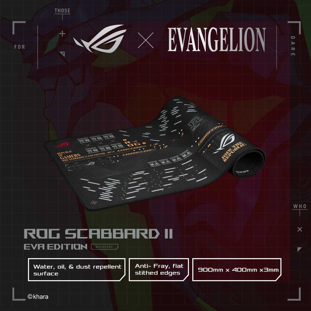 Mousepad ASUS ROG SCABBARD II EVA Edition | Extended Gaming Mouse Pad