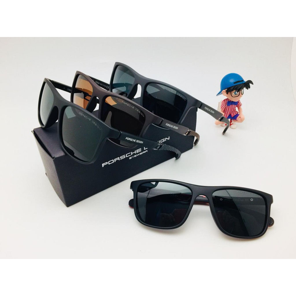 KACA MATA PRIA PORSCHE DESIGN UV400 POLAROID SUPER FULLSET