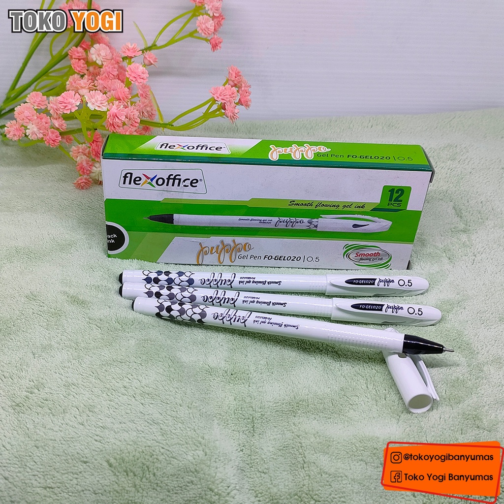 

PE GEL FLEXOFFICE PUPPO FO-069 | 0.5MM HITAM