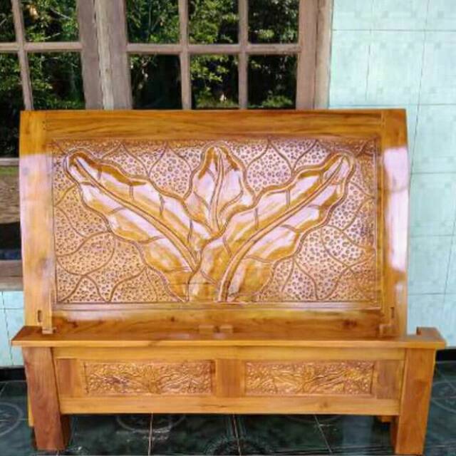 Dipan Minimalis jati Jepara 140x200cm