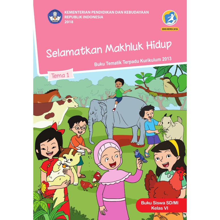 Buku Paket Tematik SD Kelas 6 Tema 1,2,3,4,5,6,7,8,9, Agama Islam Budi, Matematika, Ulangan Harian-Tema 1