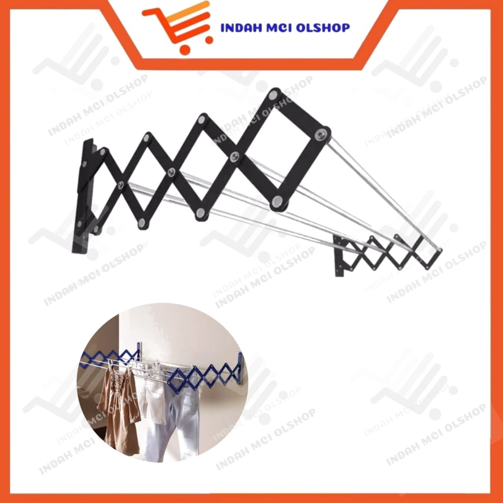 JEMURAN DINDING LIPAT MINIMALIS / JEMURAN LIPAT / JEMURAN DINDING