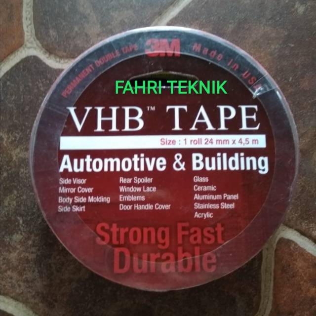 

Double tape VHB 24mmx4,5m
