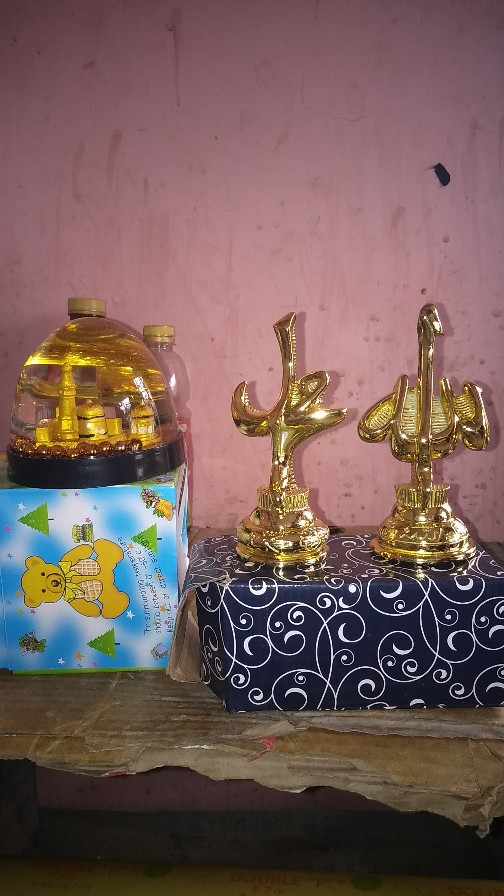 Indokaligrafi Miniatur Pajangan Bl Masjid Nabawi Mn Hiasan Meja Tempat Pen Holder Aksesoris Muslim