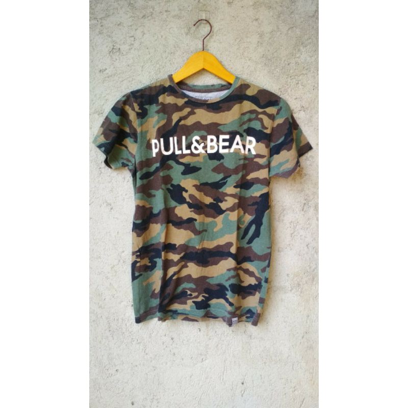 Pull & Bear Camo Shirts Second Original