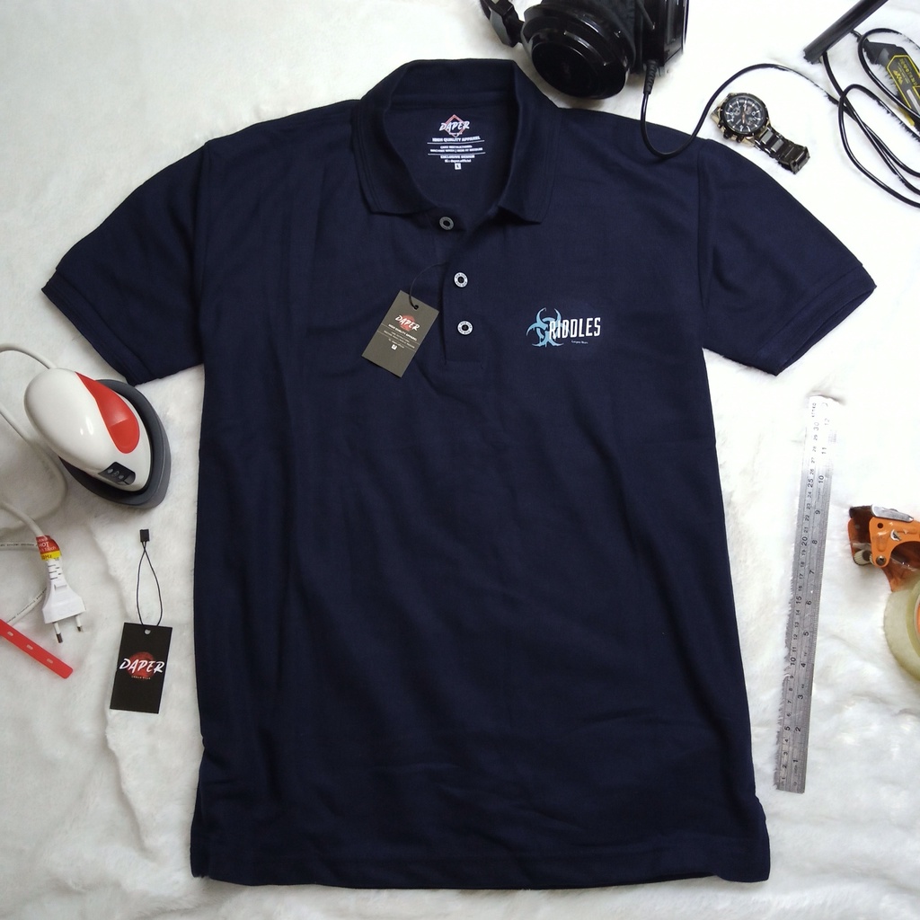 Kaos Polo Shirt Misty Lacos Cotton Pique | Kaos Krah Distro | Kaos Kerah Pria Jumbo Big Size / Kaos Polos