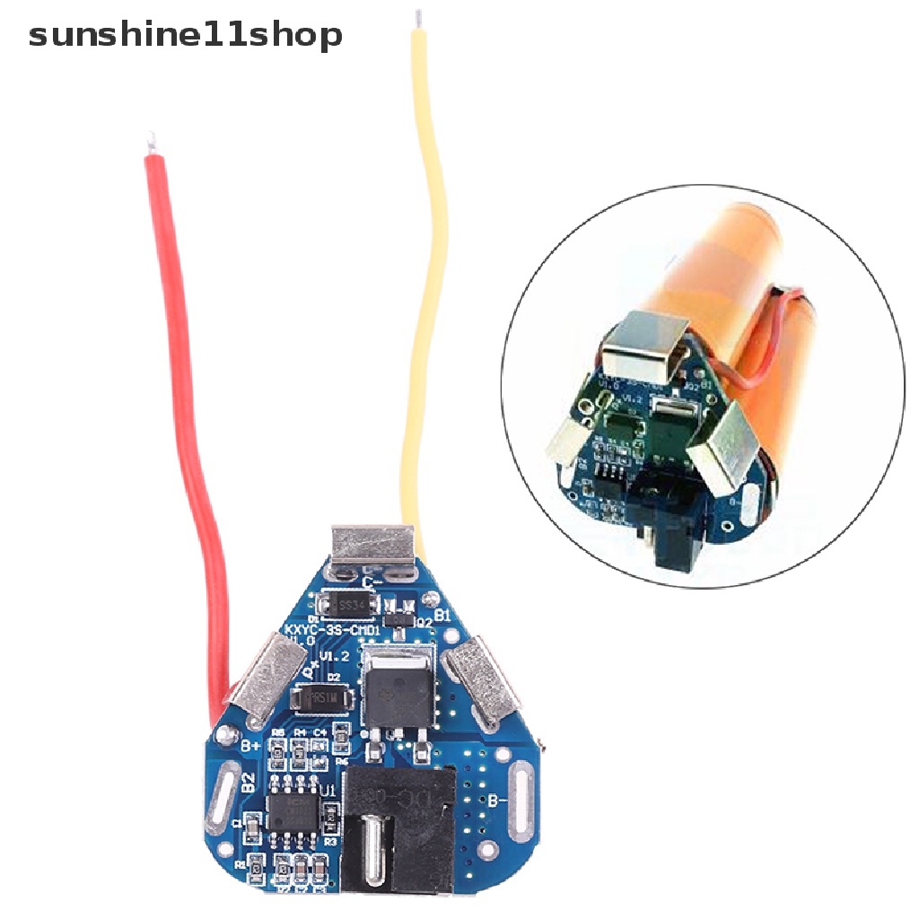 Sho 3s bms Papan PCB Baterai Lithium Elektrik Untuk Power Baterai 18650 12.6V