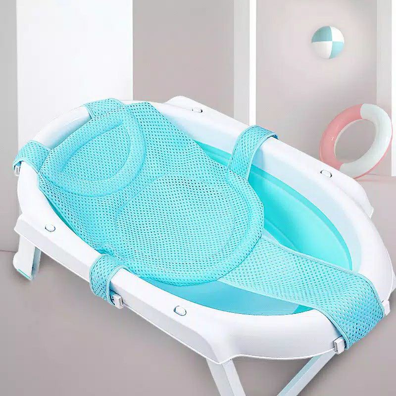 Baby bath Helper Busa Besar /jaring mandi premium busa