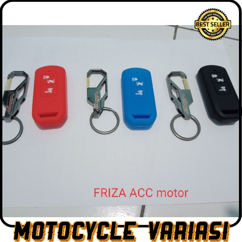 PAKET GANTUNGAN KUNCI LOGO VARIO DAN COVER SILICONE REMOTE VARIO 160 2022