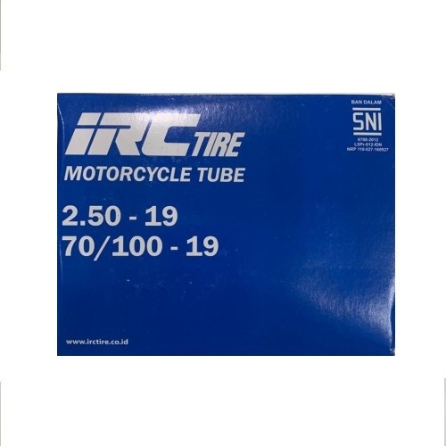 BAN DALAM IRC 250-19 UNTUK MOTOR RING 19