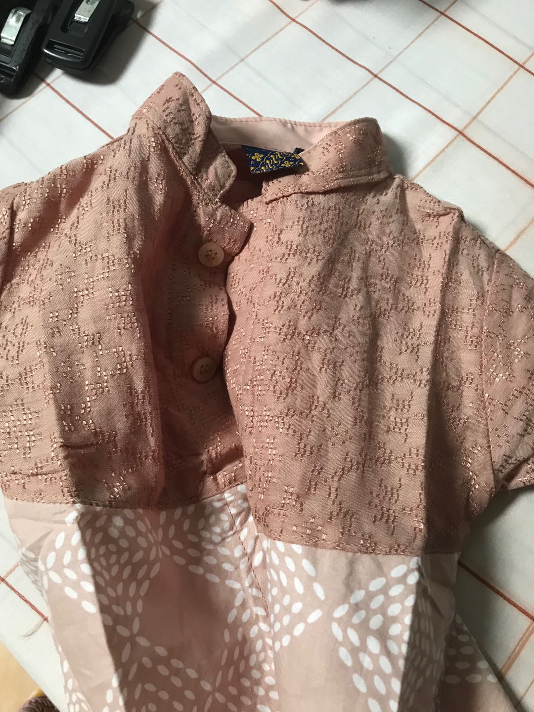 Open Preorder Kemeja Batik Couple Anak & Ayah Panjang / Pendek, Kombinasi Krem