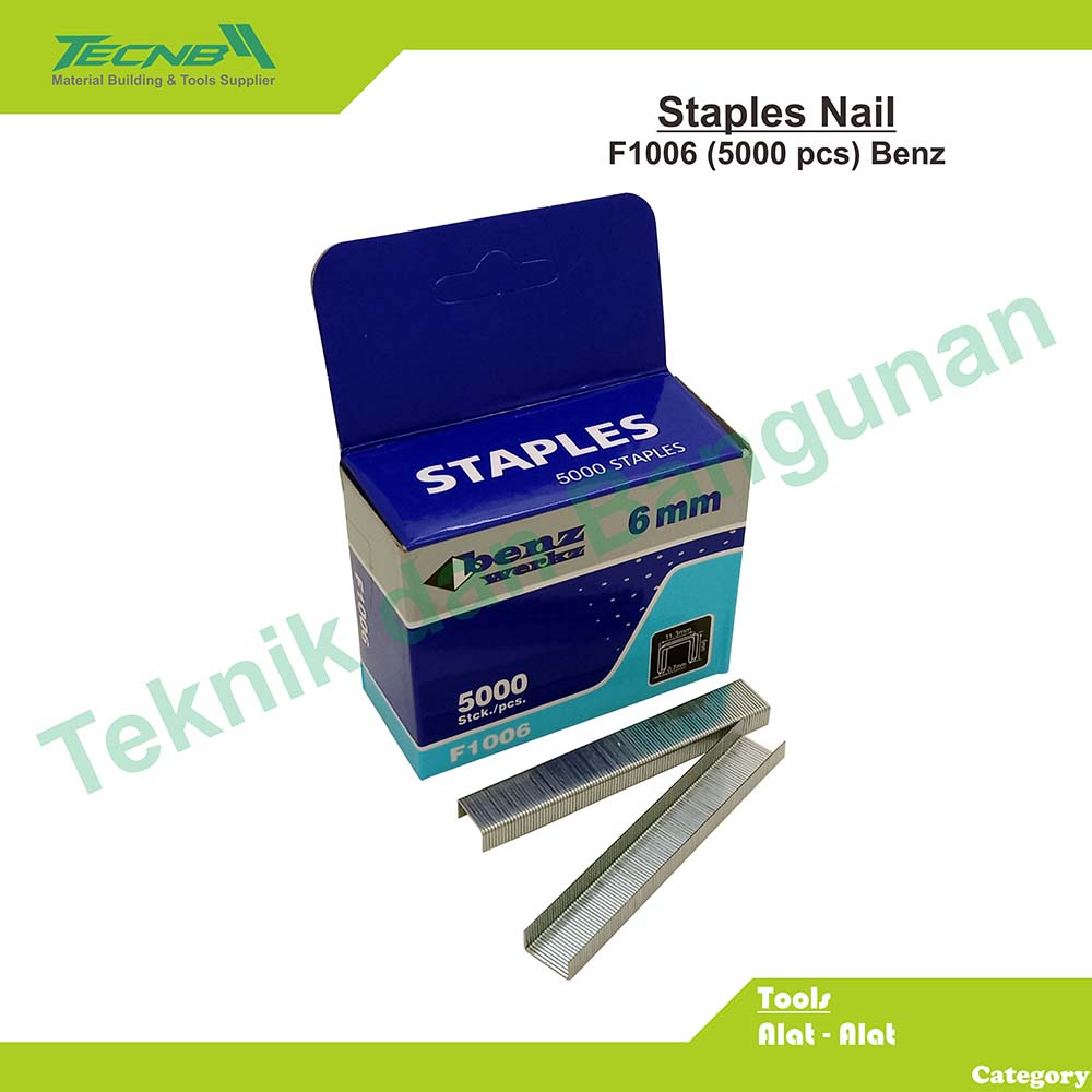 

Isi Paku Anak Staples Tembak Refill F1006 Benz (5000pcs)