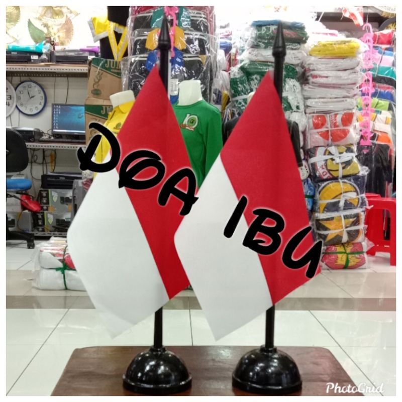 

best seller tiang kayu meja+bendera INDONESIA ready stock