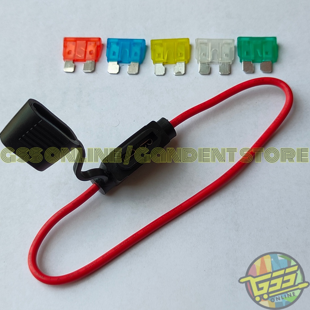 Soket sekring DX besar fuse holder dudukan rumah sekring fuse box ANTI AIR KABEL BESAR