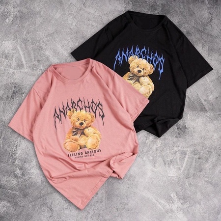 NOONA - Kaos Oversize Feeling Anxious Anarchos