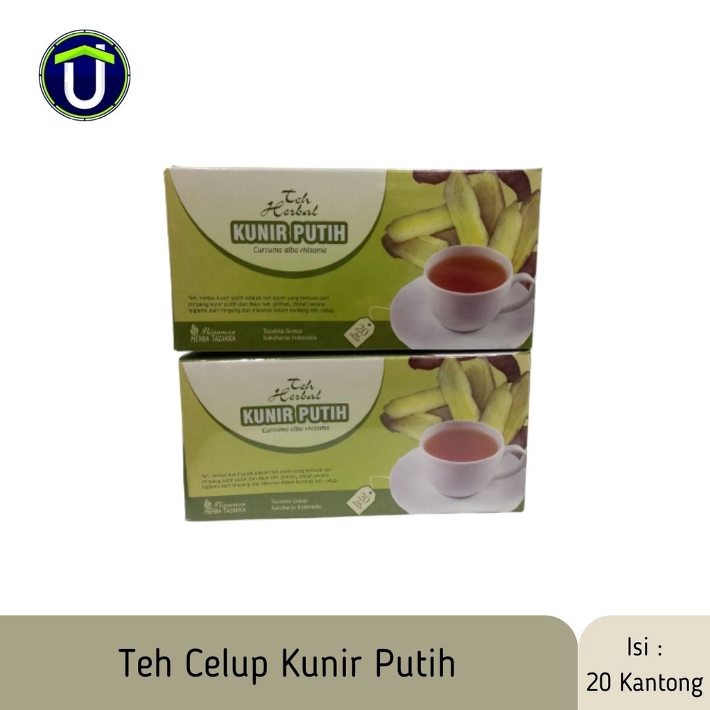 

TEH CELUP HERBAL KUNIR PUTIH TAZAKKA | 20 KANTONG