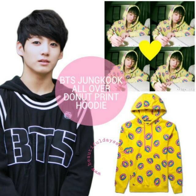 donut hoodie jungkook