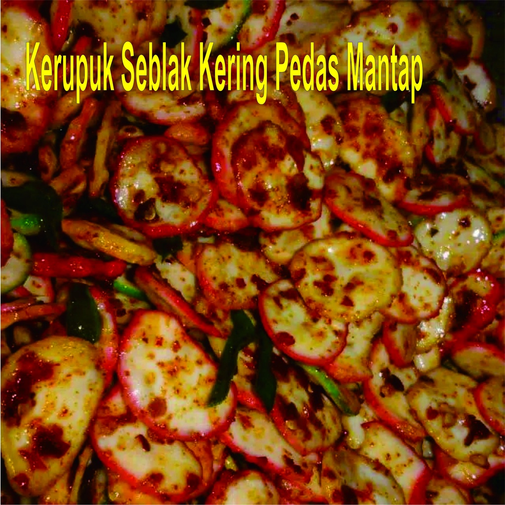 

Krupuk Seblak Pedas Bantet Kering 500 gram Murah