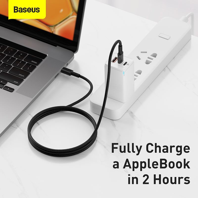 BASEUS CATGD-A01 Kabel USB Type-C PD Power Delivery 100W Fast Charging Charger | Shopee Indonesia
