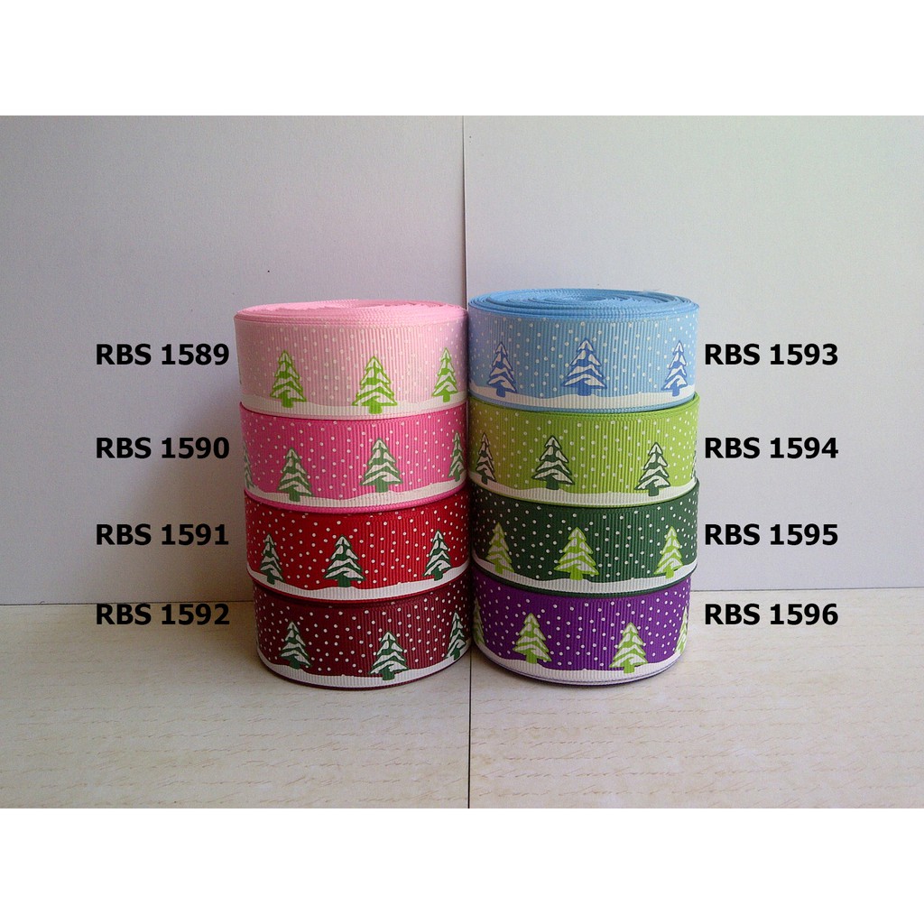 

[10 YARD] PITA GROSGRAIN MOTIF NATAL SALE RBS 1589,1590,1591,1592,1593,1594,1595,1596