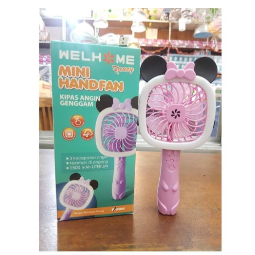 Hand Fan Mini Kipas Genggam Tangan Welhome WHF-002 dan 007