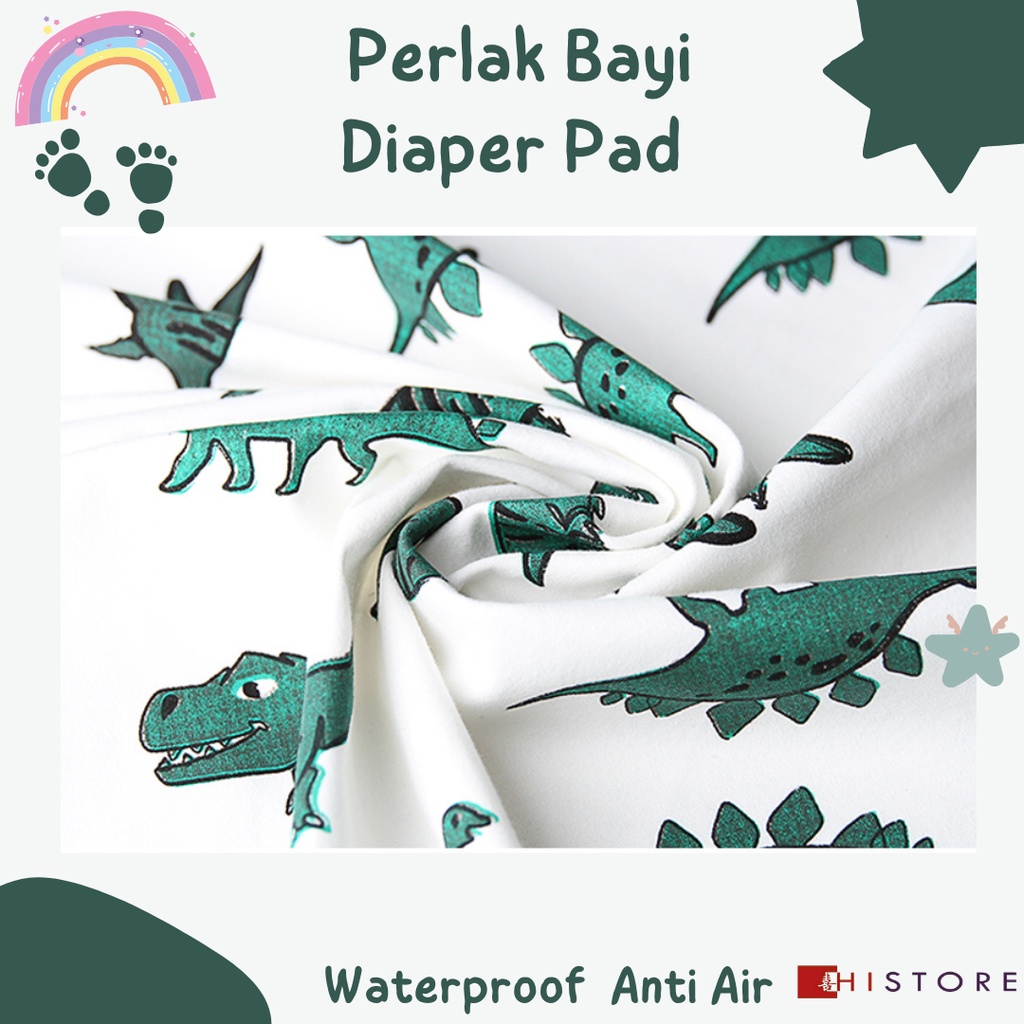 Perlak Bayi Bahan Katun dan Waterproof Diaper Pad ALAS Ompol