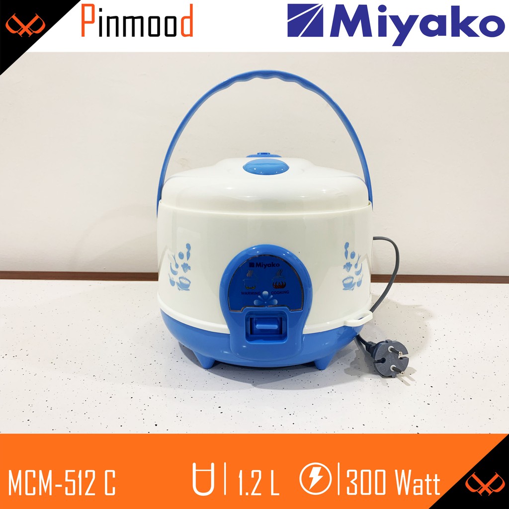 MIYAKO MAGIC COM // RICE COOKER MCM-512 C [ 1.2 LITER ] PENANAK NASI