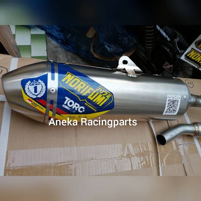 Knalpot yamaha wr 155r norifumi torc ori / knalpot wr 155