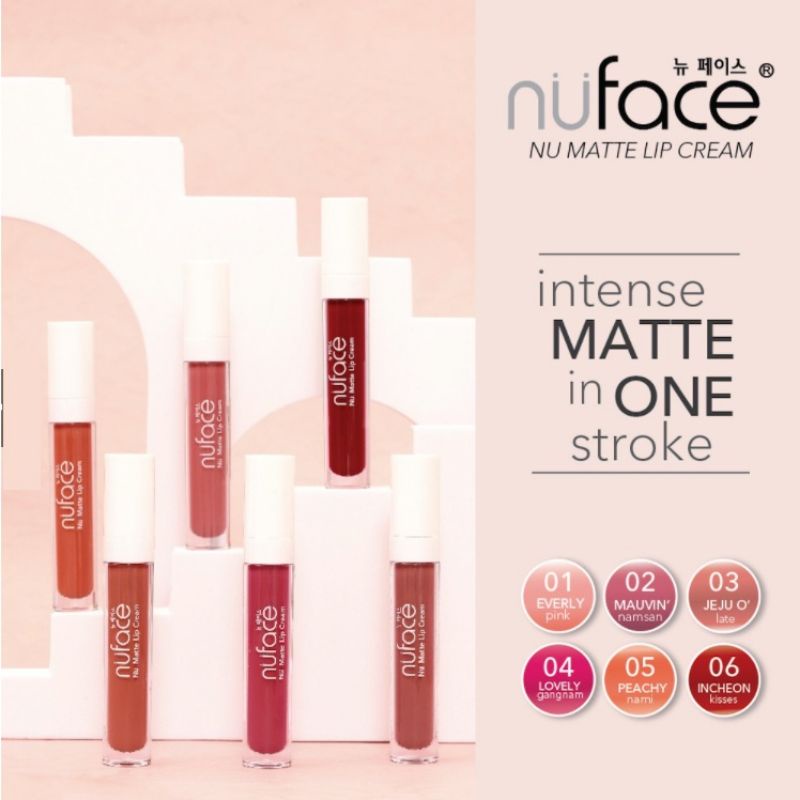 Nuface Nu Matte Lip Cream 4g.