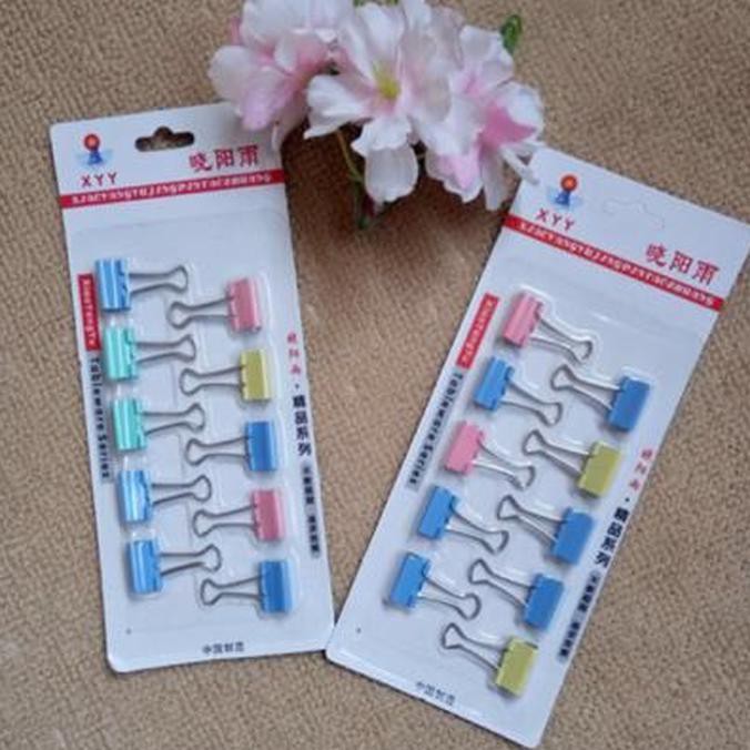 

SET BINDER CLIP ATAU PAPER CLIP WARNA WARNI BAHAN BAGUS IMPORT QUALITY
