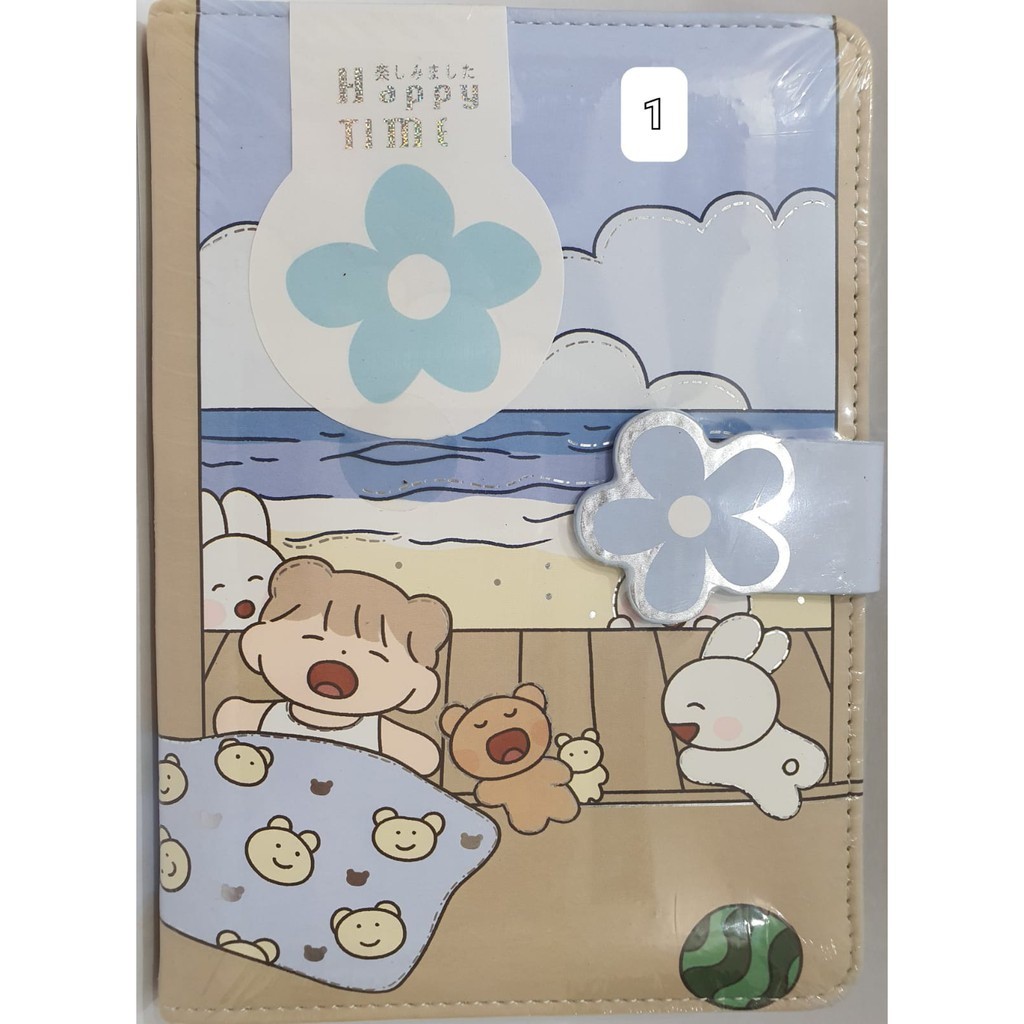 Buku Notebook Lucu Diary Agenda Import Happy Time SL 8110