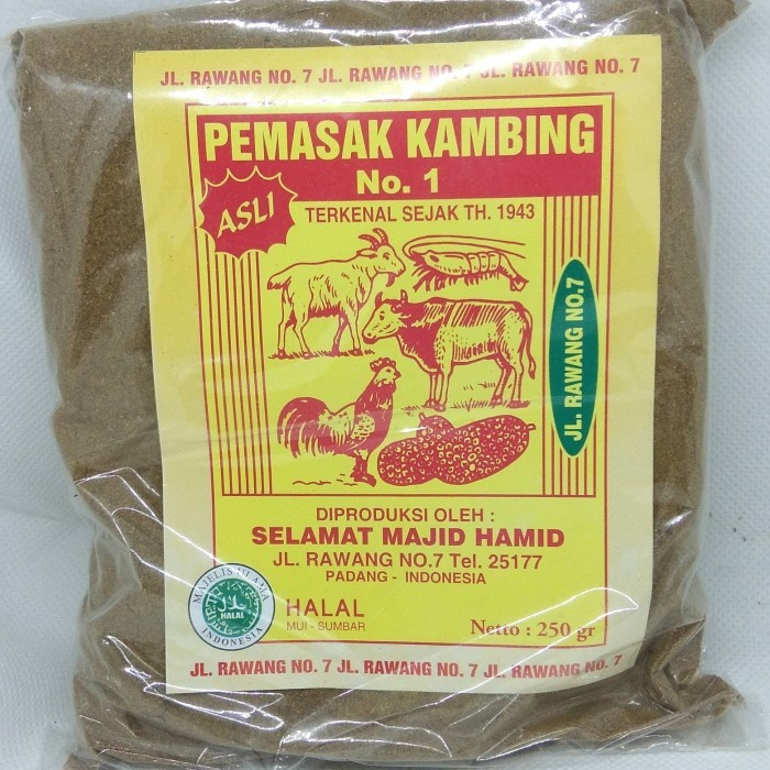 

Bumbu Masak Tempo Doeloe 250 GRAM Pemasak Kambing No.1 Murah
