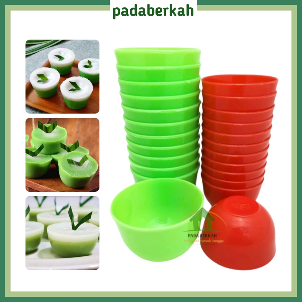 Cetakan Kue Talam Merk KH Cetakan Kue Mangkok 12 Pcs Cetakan Puding Telor Ceplok / Cetakan Kue Talam