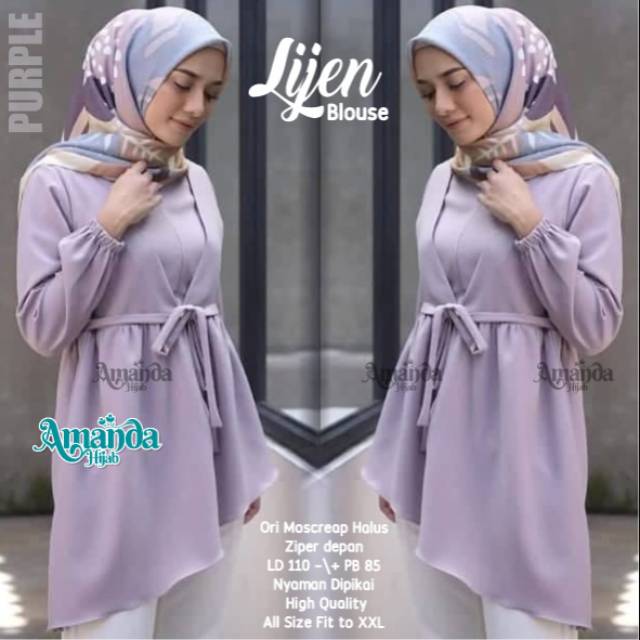 811 Atasan Lijen tunik