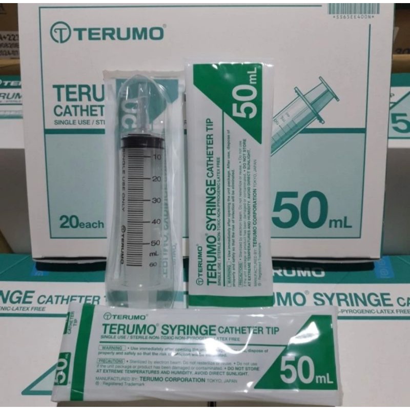 CATHETER TIP TERUMO 50 cc TERUMO 50 ml SYRINGE SPUIT