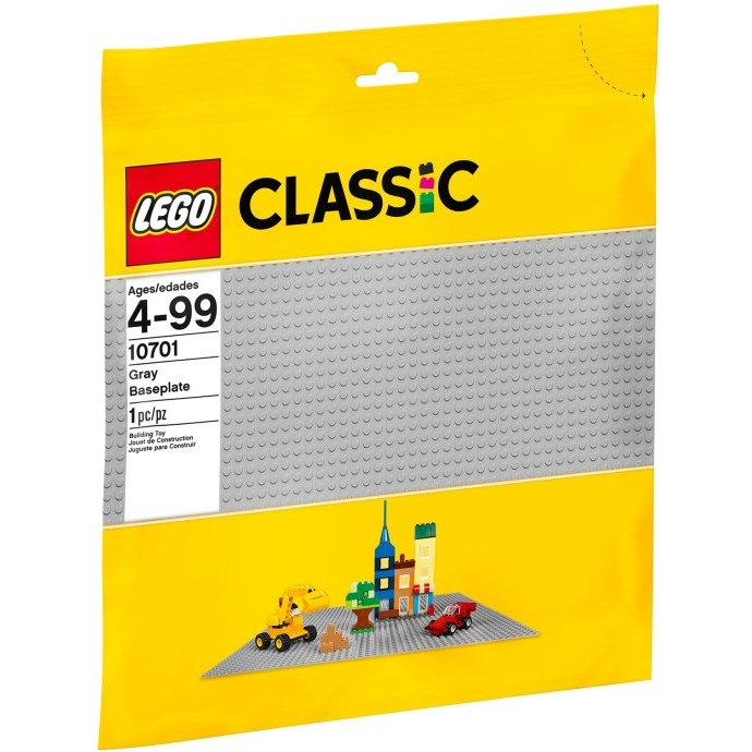 Lego Classic 10701 - Grey Baseplate 48 x 48