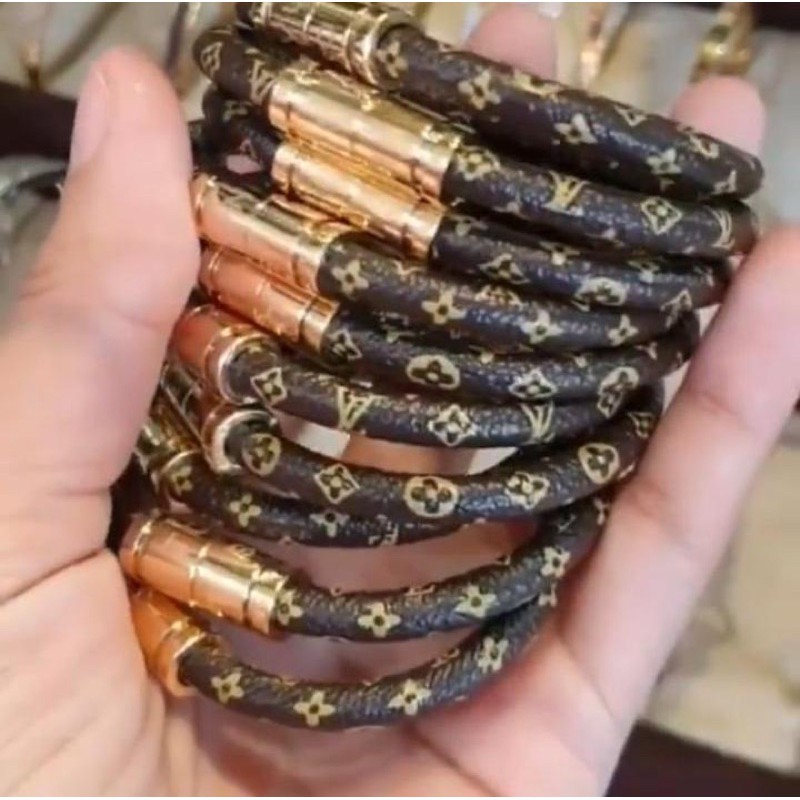 gelang kulit titanium