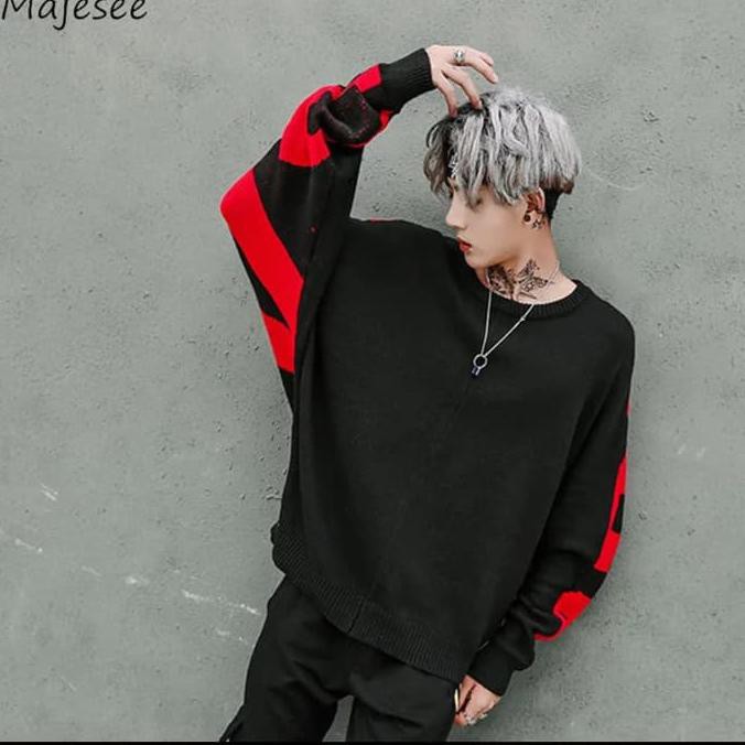  Korean  oversize  batwing baju  lengan kelelawar sweater 