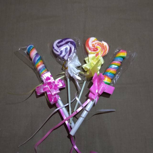 

Permen Lolipop tangkai kemasan 1 kodi (20pcs) / Lolipop candy lucu
