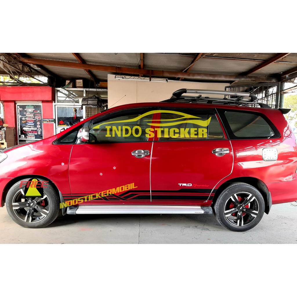 stiker mobil innova stiker list stiker mobil toyota innova calya trd sportivo