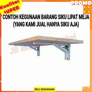  SIKU  MEJA  LIPAT 35 cm HARGA  PERSET SIKU  RAK DINDING  