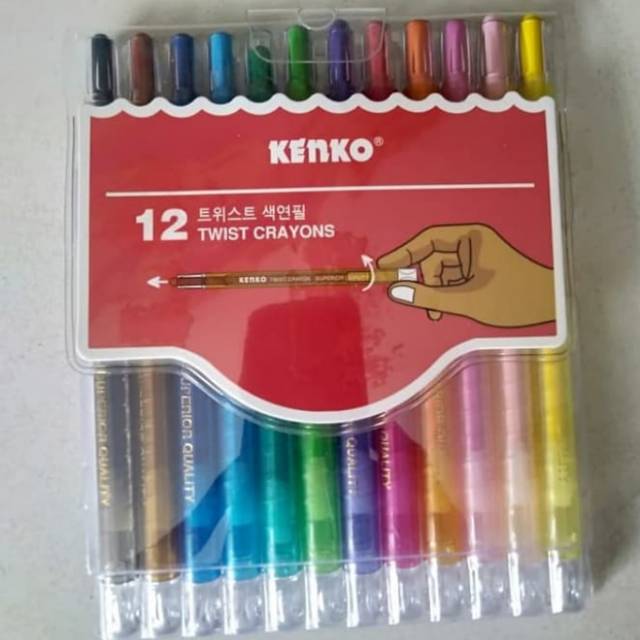 

Crayon Puter Kenko isi 12 Twist