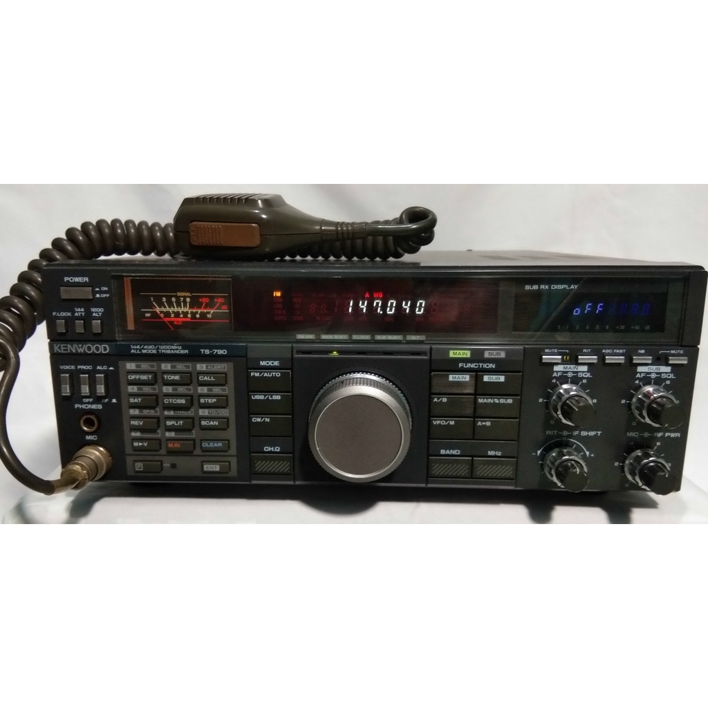 RIG Kenwood TS 790 Tribender Radio Legend - Jadul - Colector