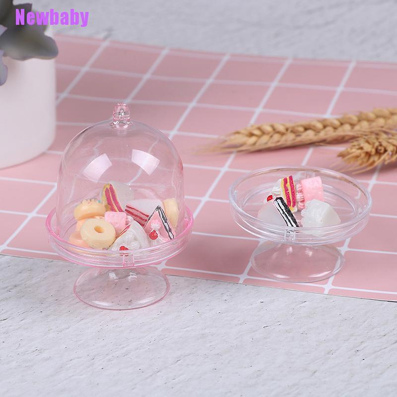 (Newbaby) Miniatur Toples Makanan Penutup Skala 1: 12 Untuk Aksesoris Rumah Boneka