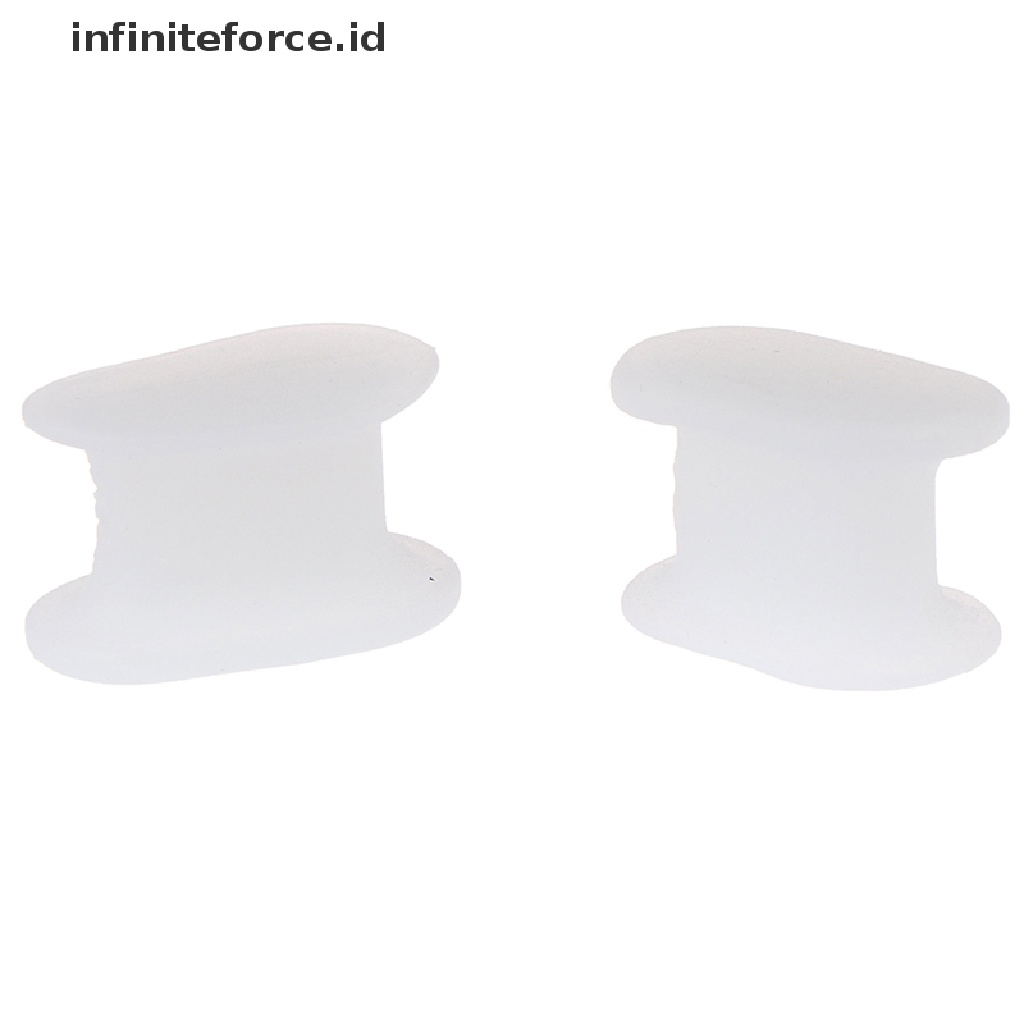 (infiniteforce.id) 2pcs Pemisah Jari Kaki Bahan SEBS Untuk Meredakan Nyeri